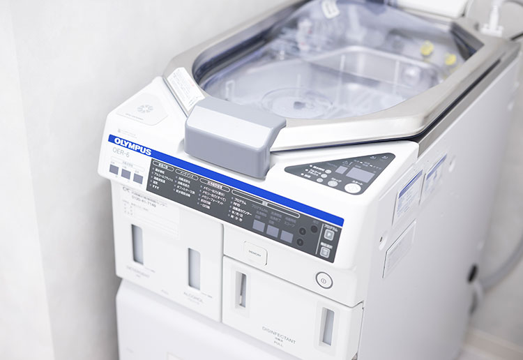 特長8.検査ごとに機器の徹底的な洗浄・消毒